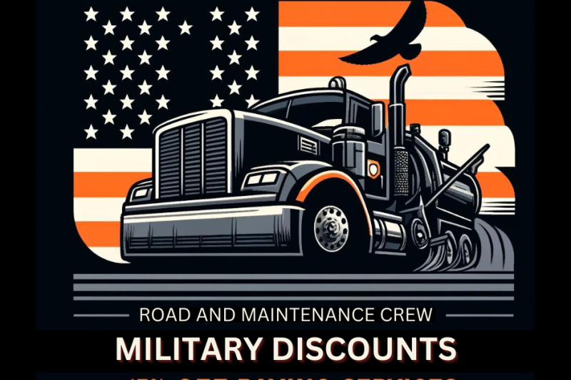 ROAD AND MAINTENANCE CREW MILITARY DISCOUNTS